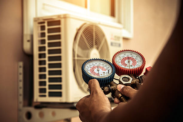 Professional Hvac technician working in Gorman, NC